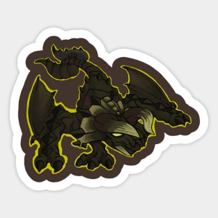 Black Diablos Sticker